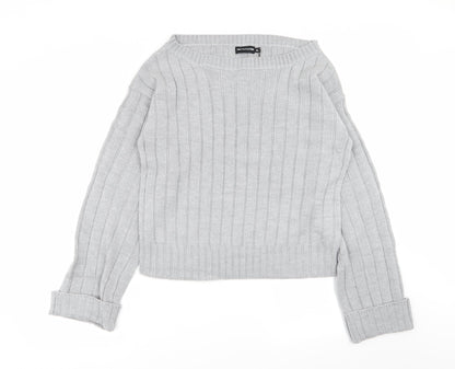 Womens UK Size M PLT Grey Pullover Jumper