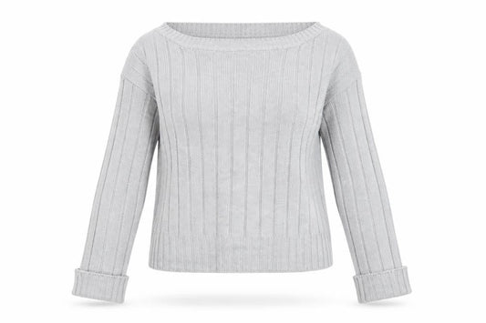Womens UK Size M PLT Grey Pullover Jumper