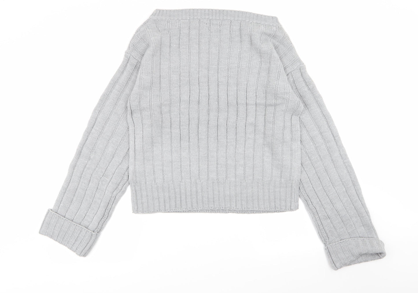 Womens UK Size M PLT Grey Pullover Jumper