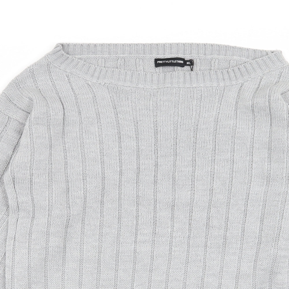 Womens UK Size M PLT Grey Pullover Jumper
