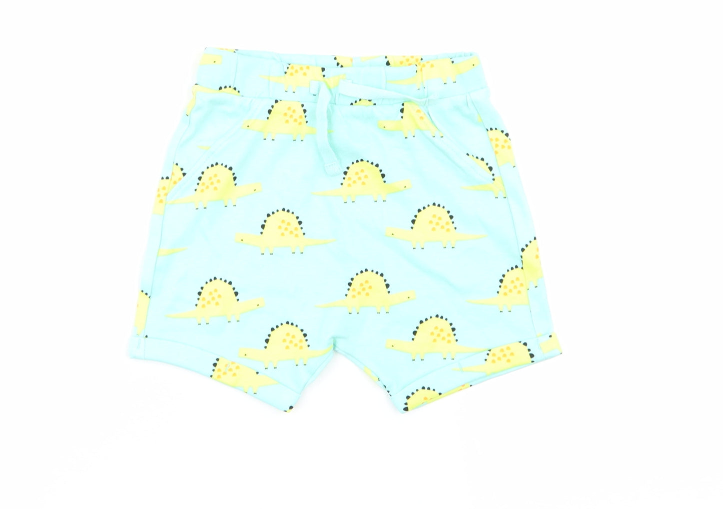 Asda George Baby Blue Animal Print  Capri Trousers Size 12-18 Months