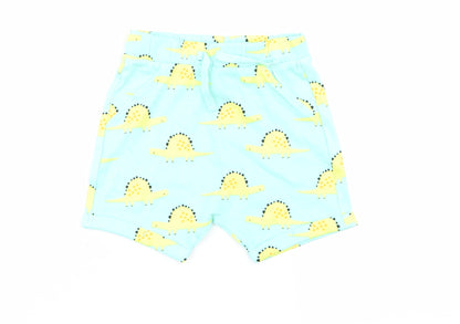Asda George Baby Blue Animal Print  Capri Trousers Size 12-18 Months