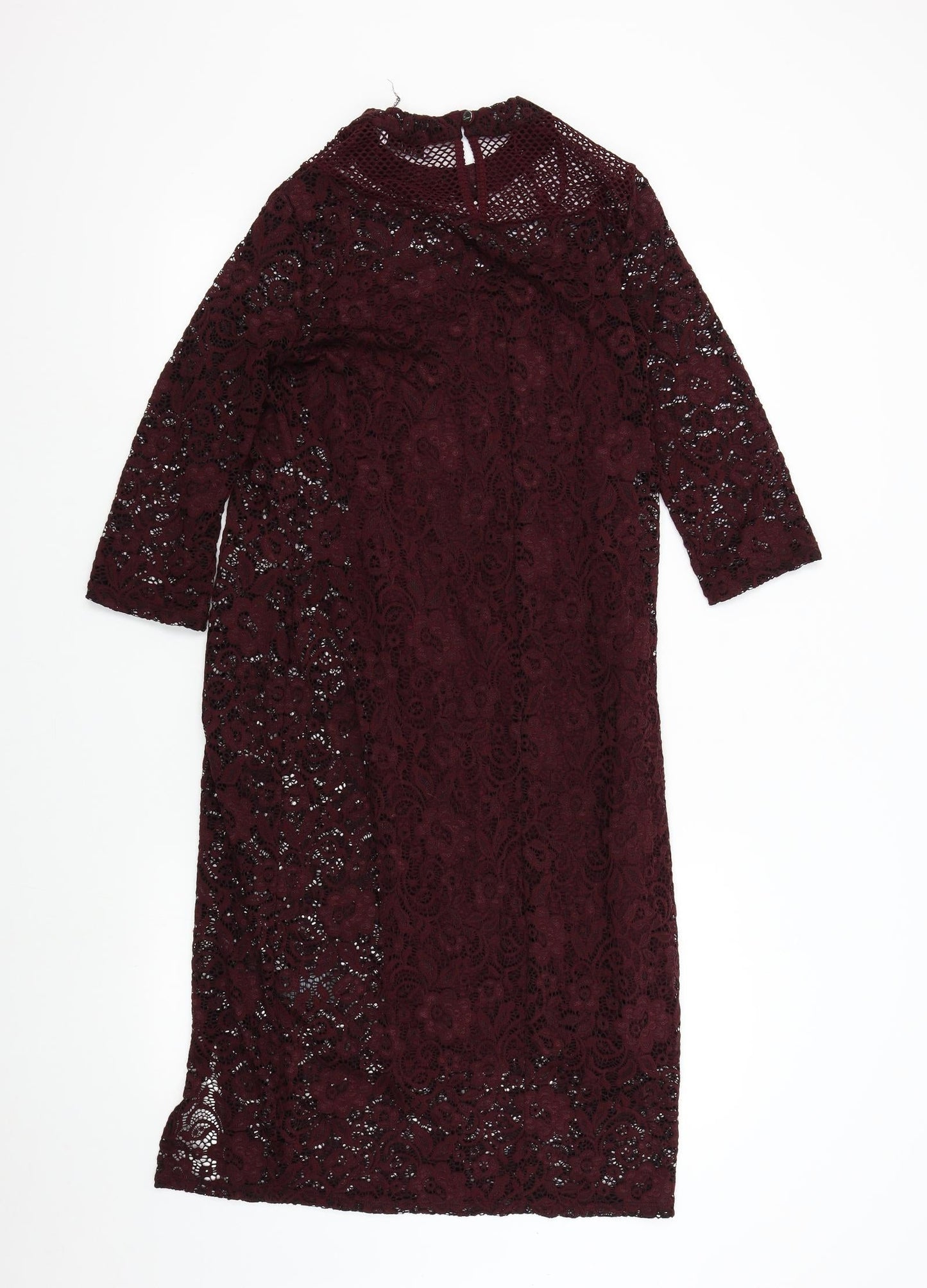 M&S Womens Red   Bodycon  Size 14