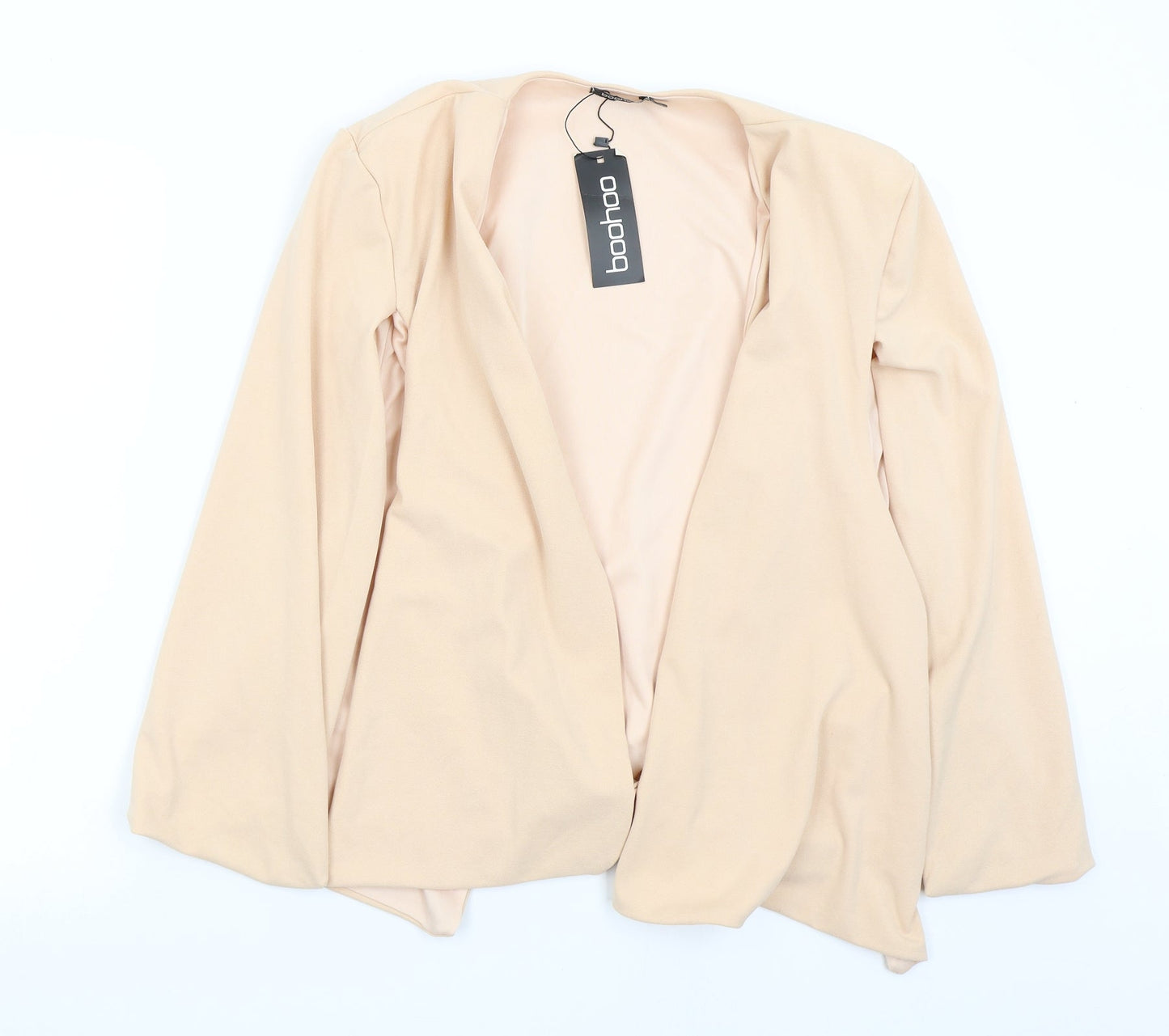 Boohoo Womens Pink   Jacket Poncho Size 14