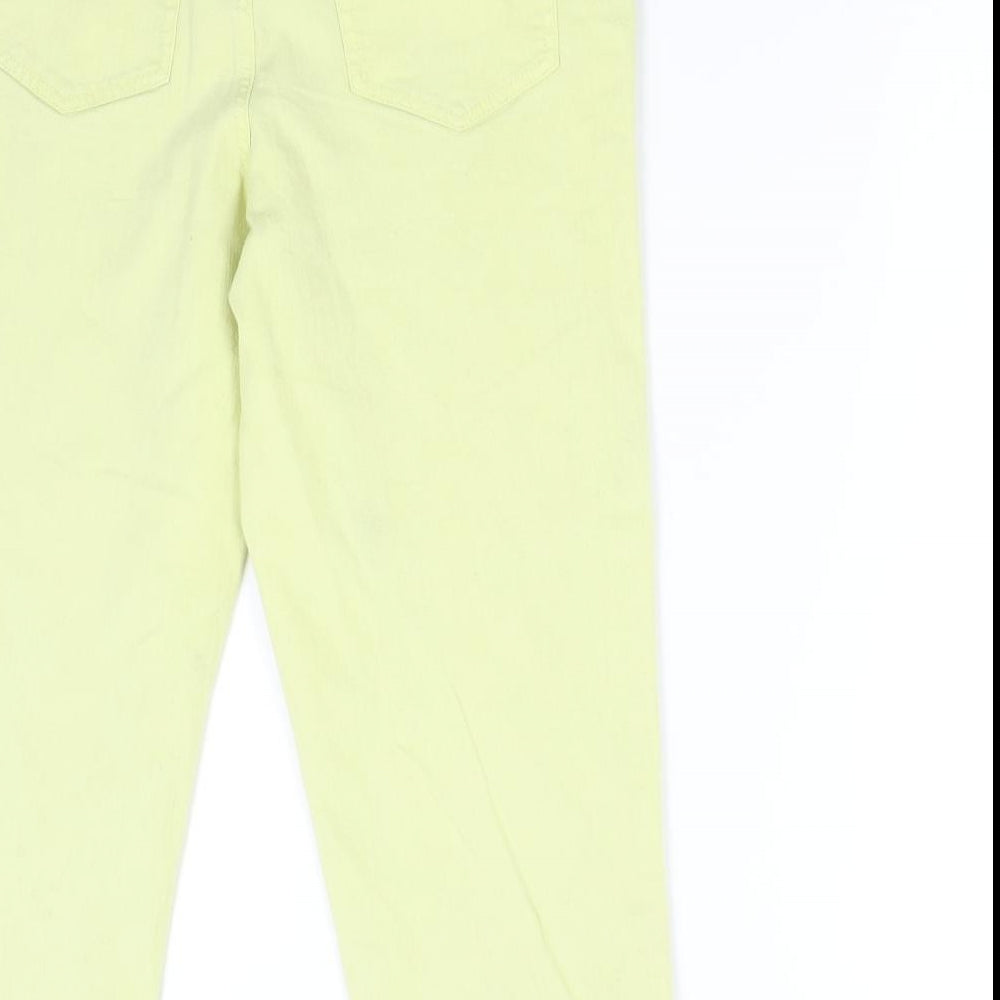 Style&Co Denim Womens Yellow  Denim Capri Jeans Size 10 L21 in