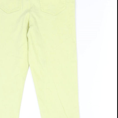 Style&Co Denim Womens Yellow  Denim Capri Jeans Size 10 L21 in