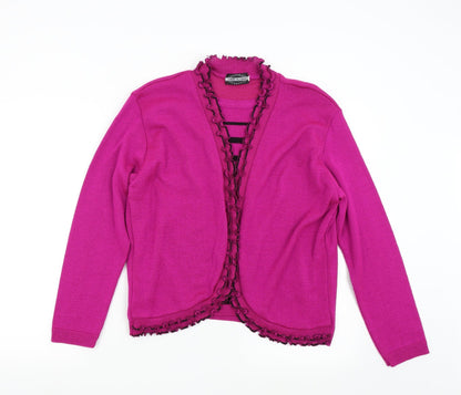 Lizzi Clarke Womens Pink  Knit Pullover Jumper Size L