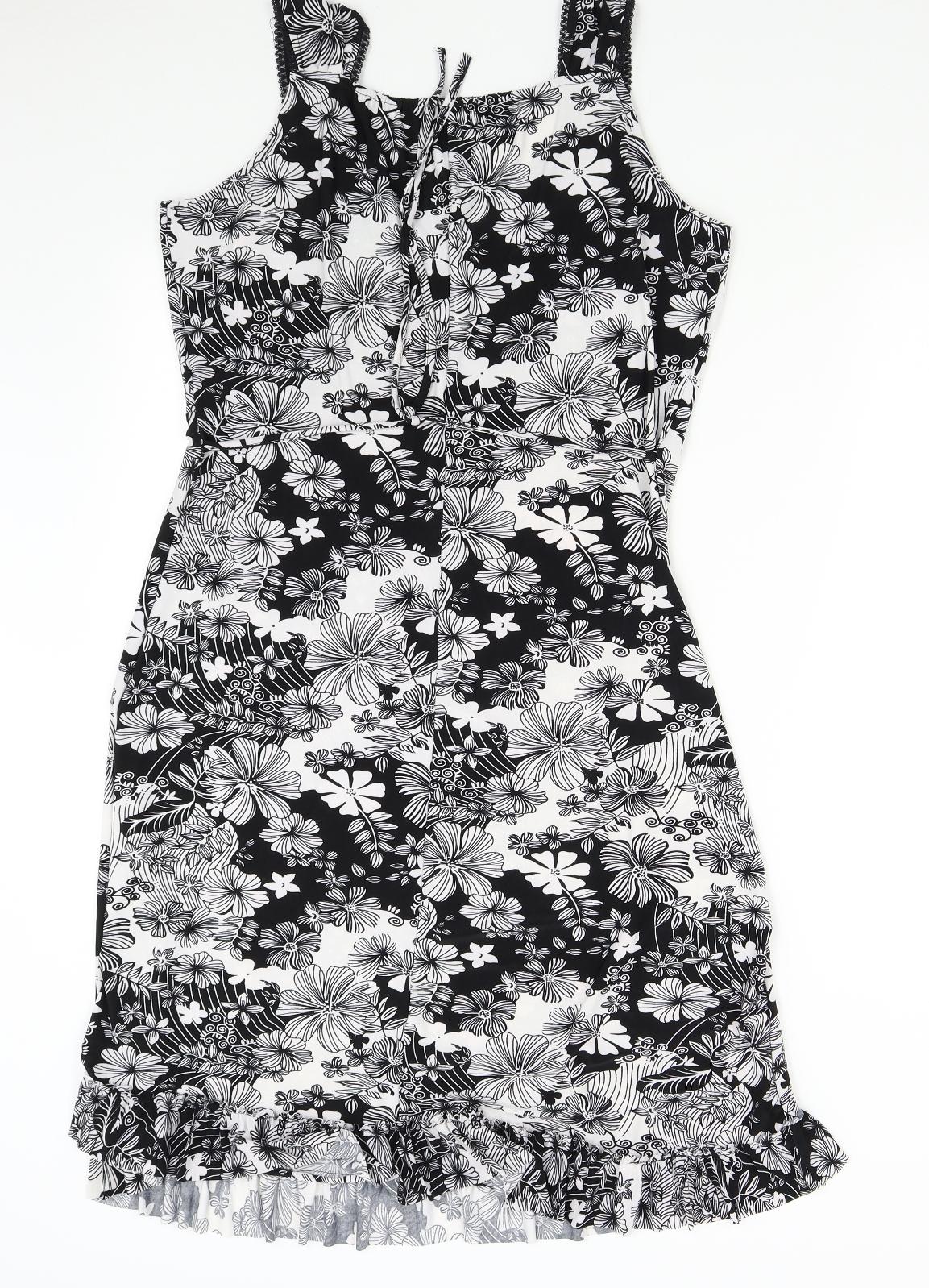 Preworn Womens Multicoloured Floral  Shift  Size M