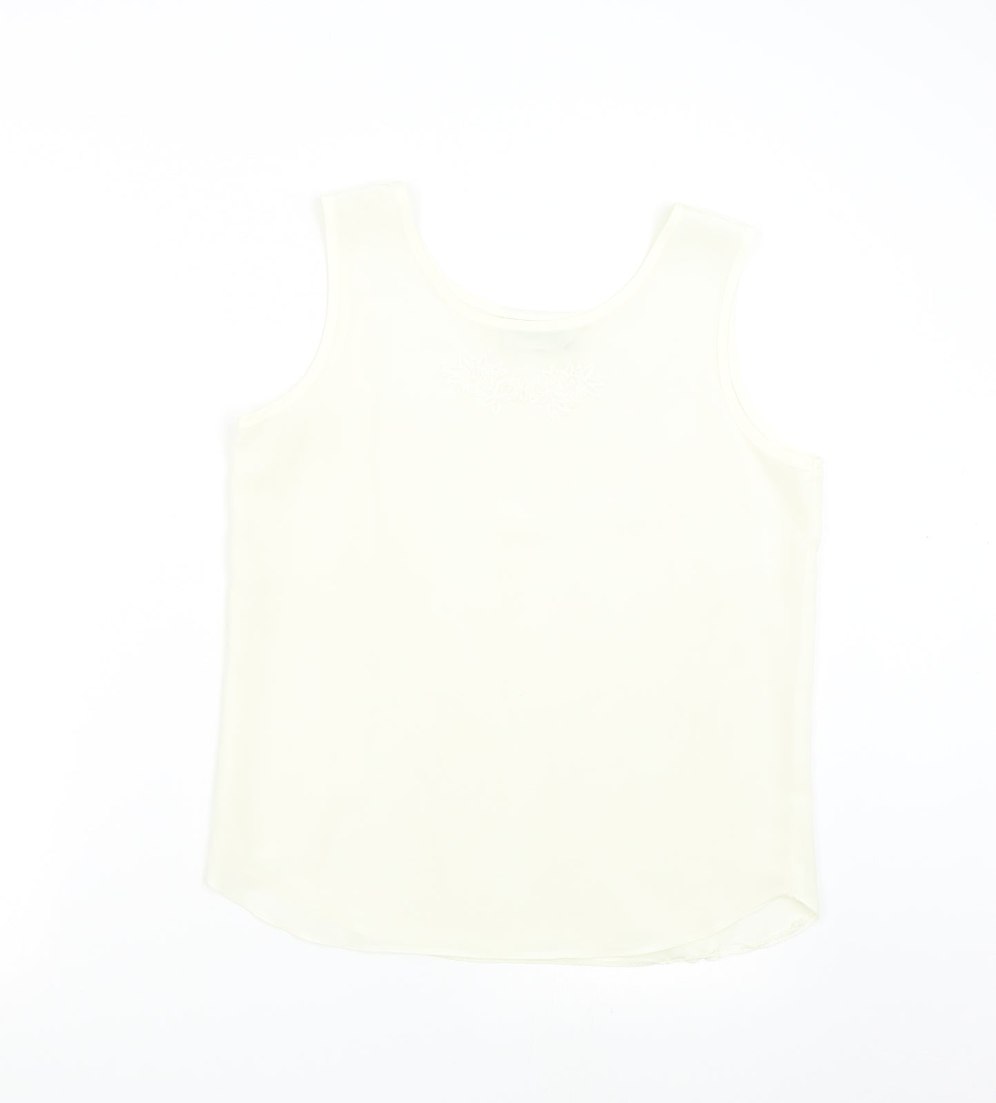 Perception Womens Ivory   Basic Blouse Size 12