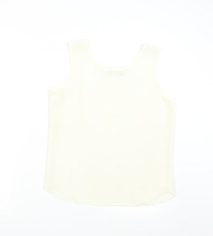 Perception Womens Ivory   Basic Blouse Size 12