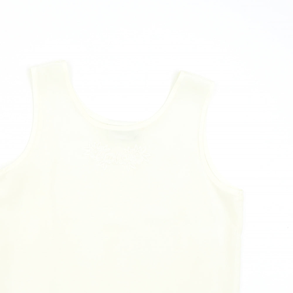 Perception Womens Ivory   Basic Blouse Size 12