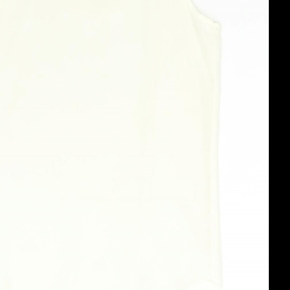 Perception Womens Ivory   Basic Blouse Size 12