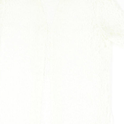 Womens UK Size 12 C&A Ivory Basic Blouse