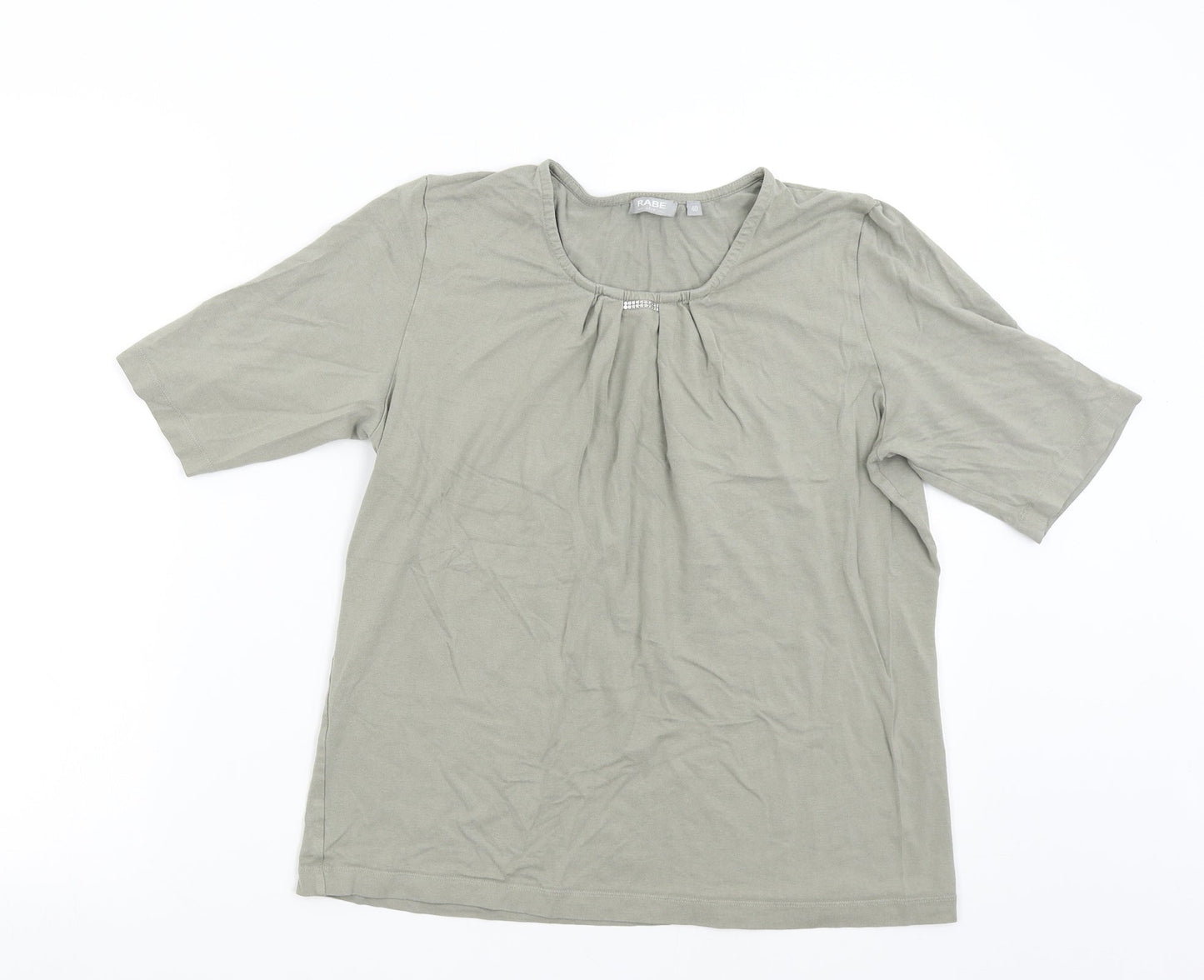 Womens UK Size 12 Rabe Green Basic T-Shirt