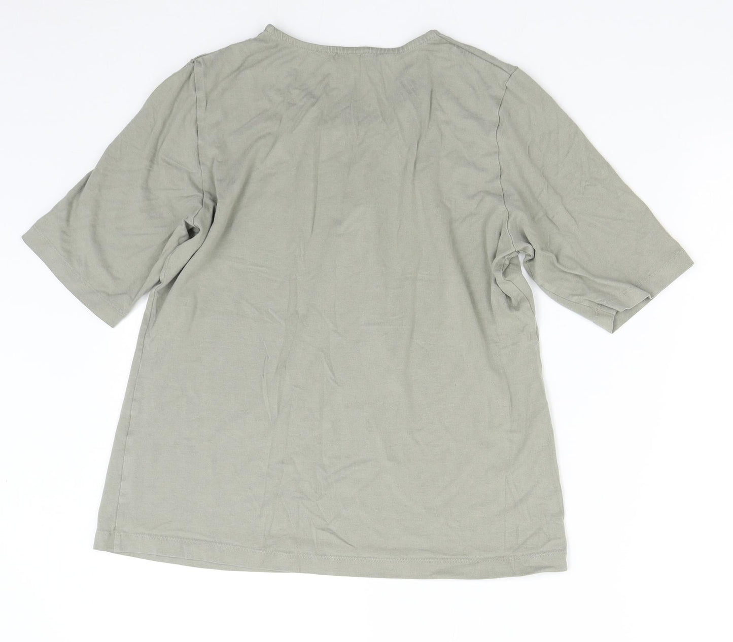 Womens UK Size 12 Rabe Green Basic T-Shirt
