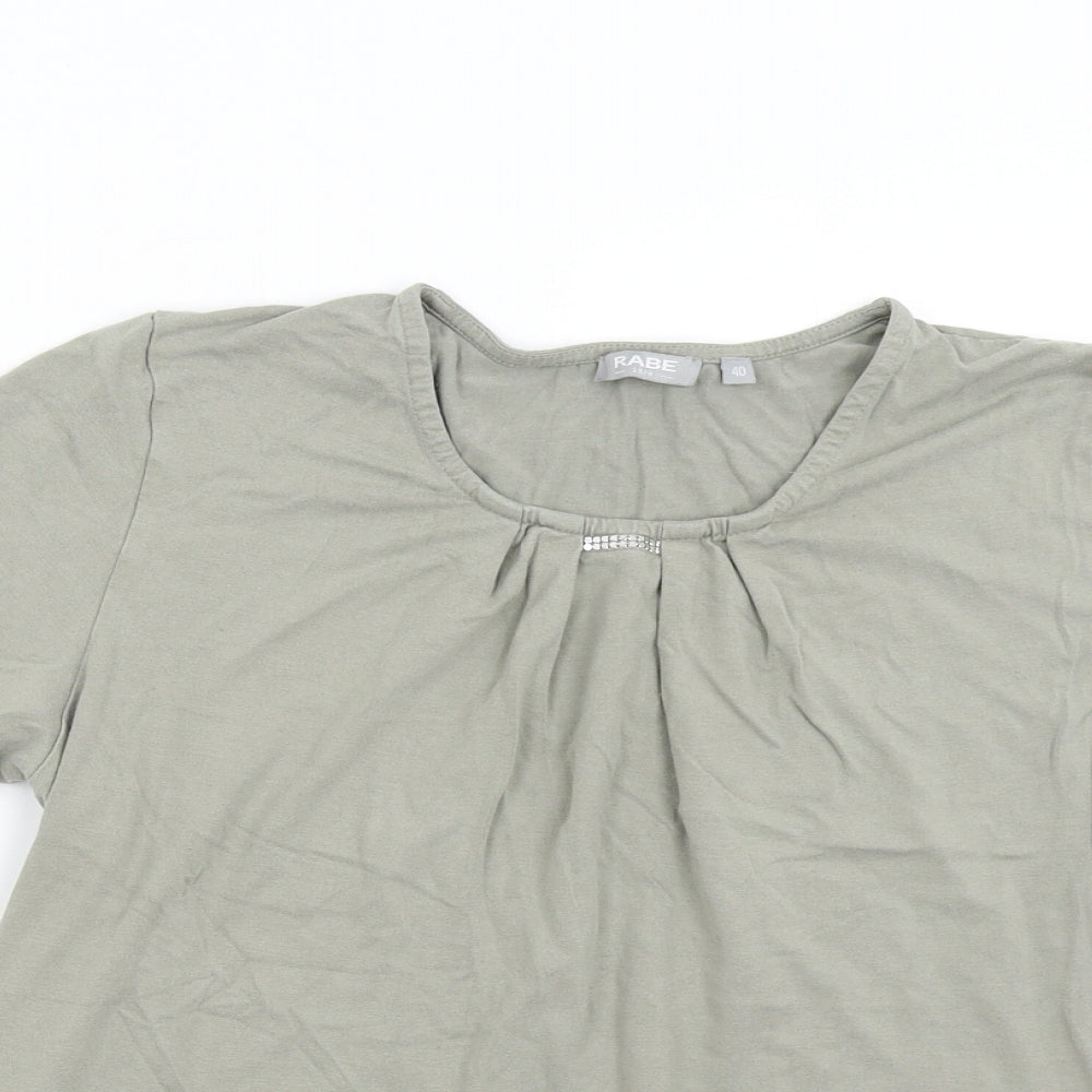 Womens UK Size 12 Rabe Green Basic T-Shirt