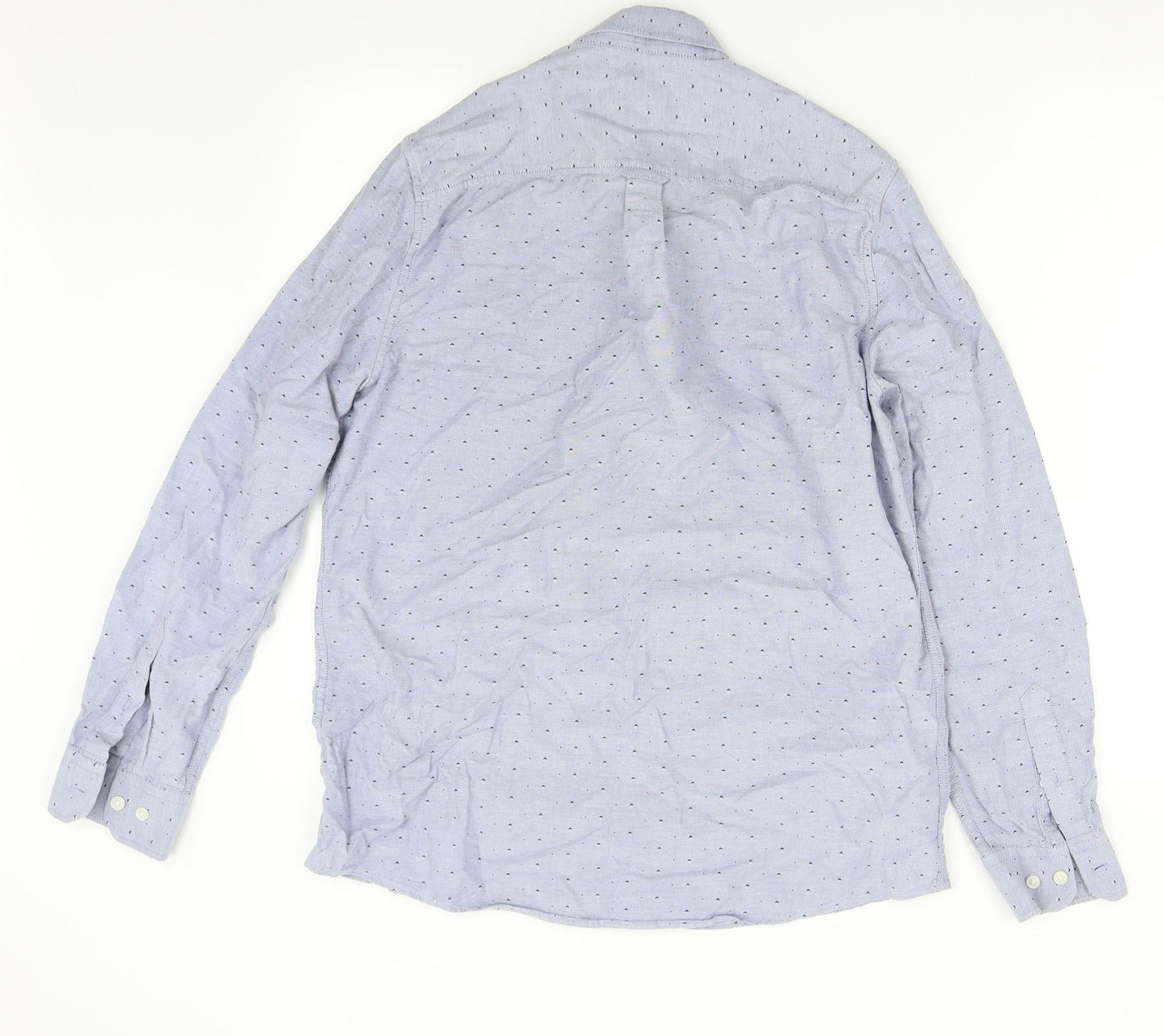 Mens UK Size M Burton Blue  Button-Up Long Sleeve Casual Shirt