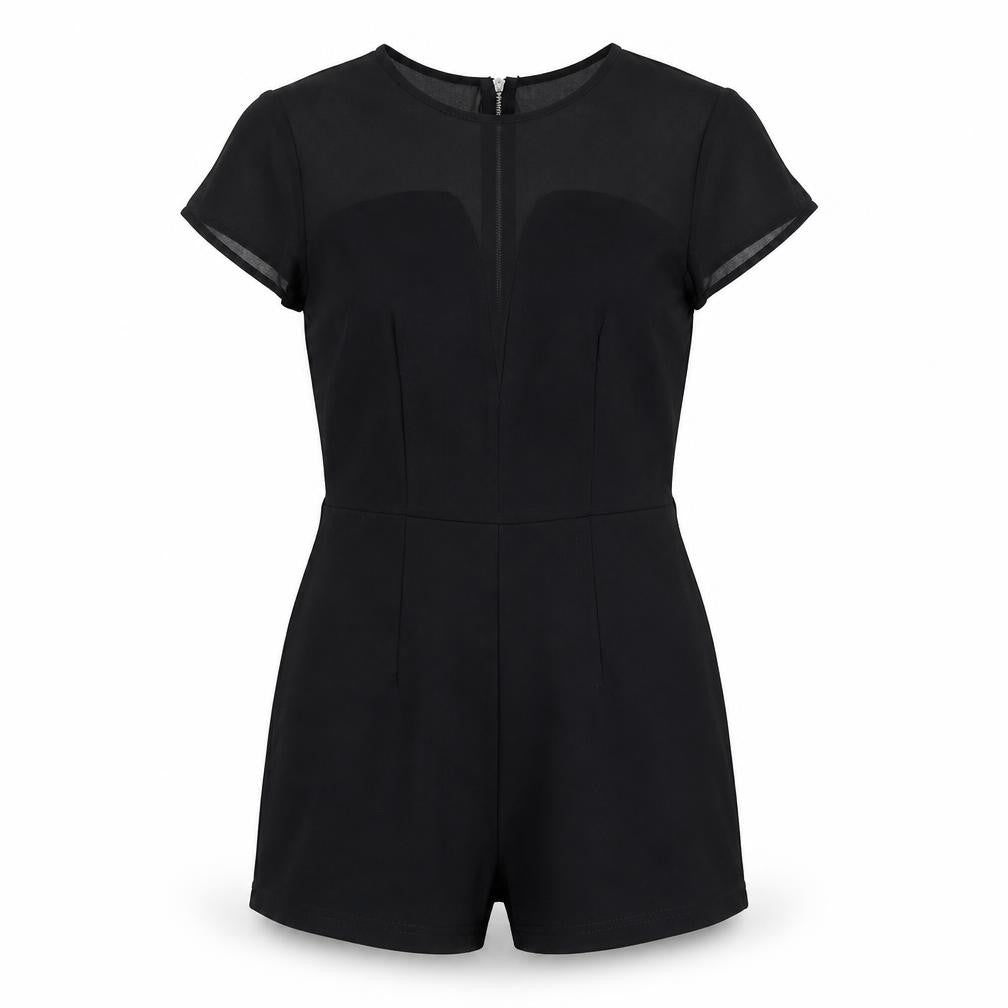 Womens UK Size S Glamorous One-Piece Black Jumpsuit