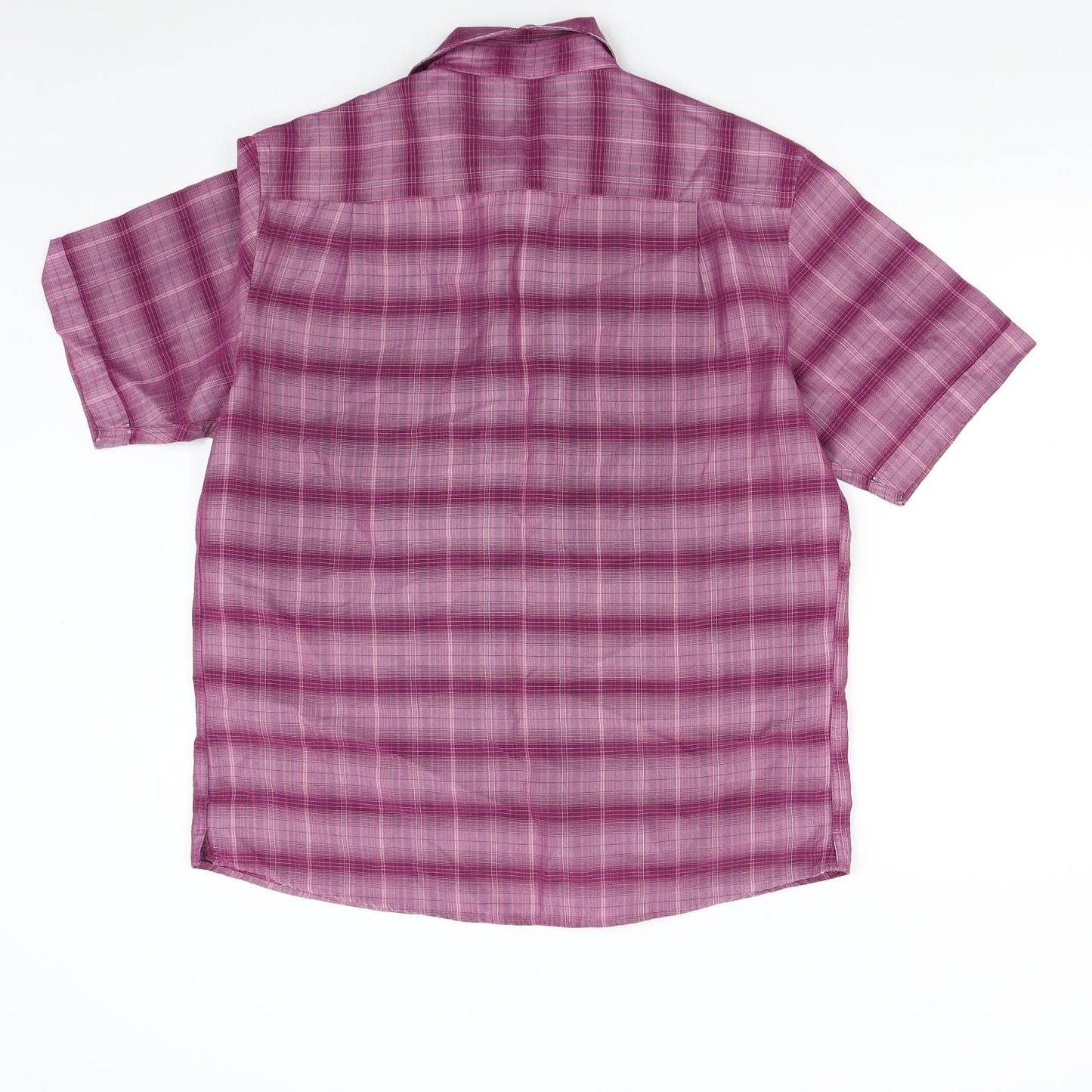Mens UK Size M M&S Pink  Button-Up Short Sleeve Casual Shirt