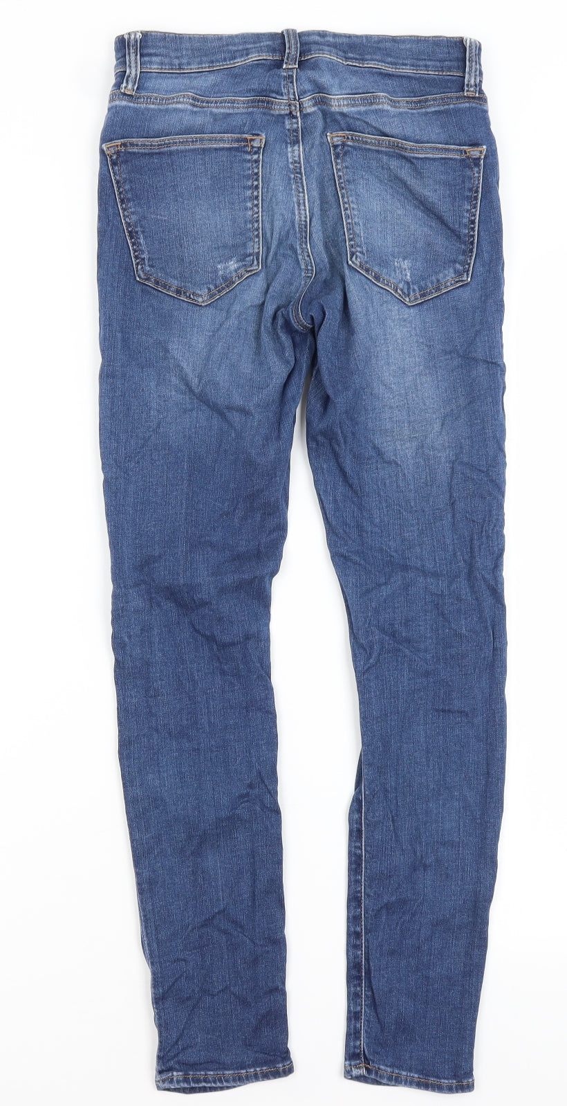 Topshop Womens Blue   Skinny Jeans Size 25 in L25 in