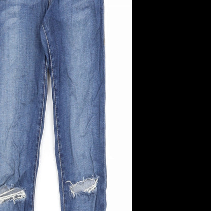 Topshop Womens Blue   Skinny Jeans Size 25 in L25 in