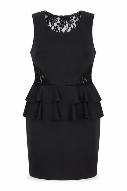 Preworn Womens Black   Pencil Dress  Size M