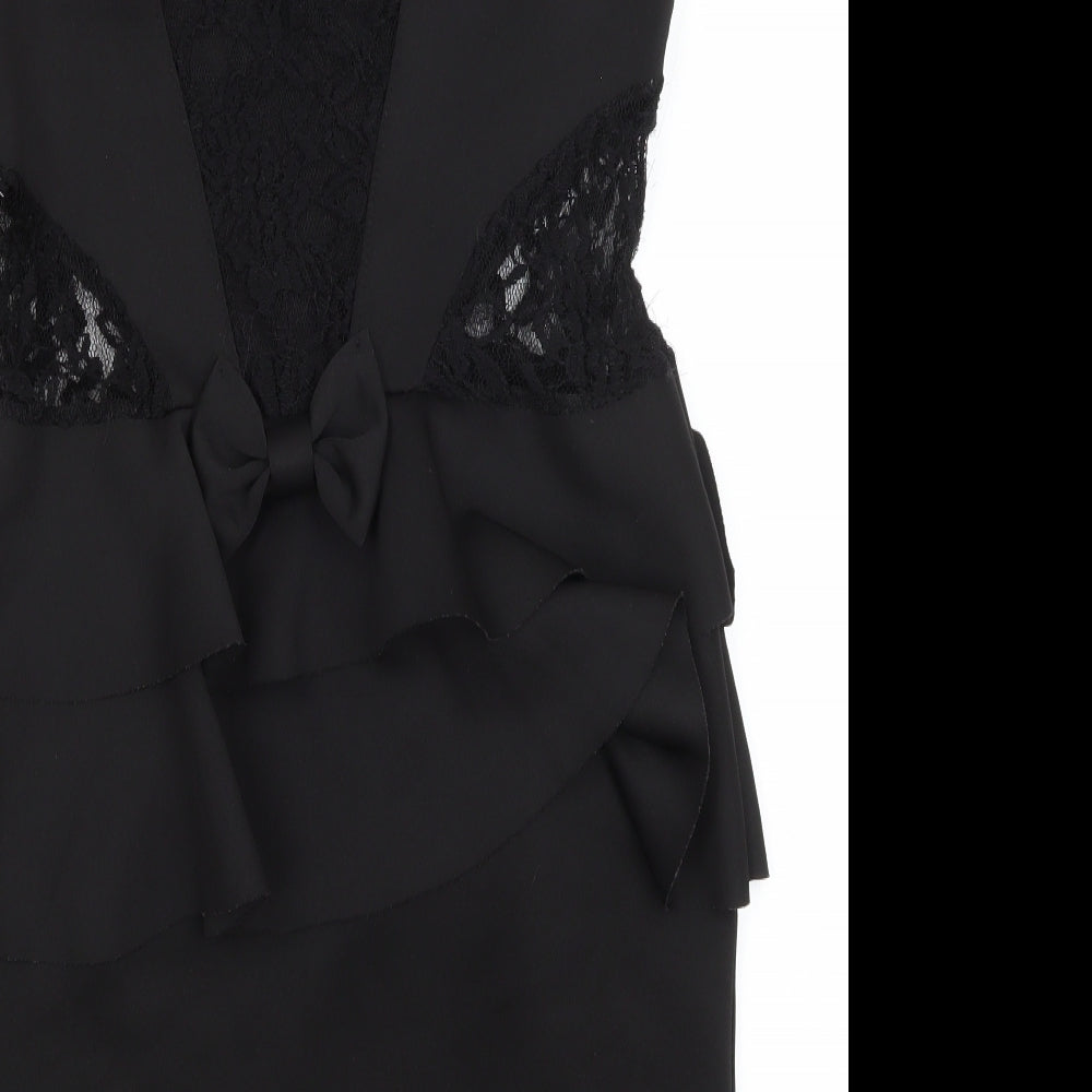 Preworn Womens Black   Pencil Dress  Size M