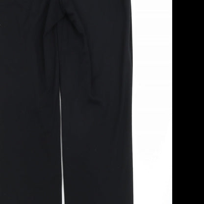 M&S Womens Black   Trousers  Size 10 L26 in
