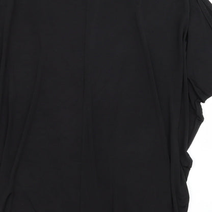 Womens UK Size M Wallis Black Basic Blouse