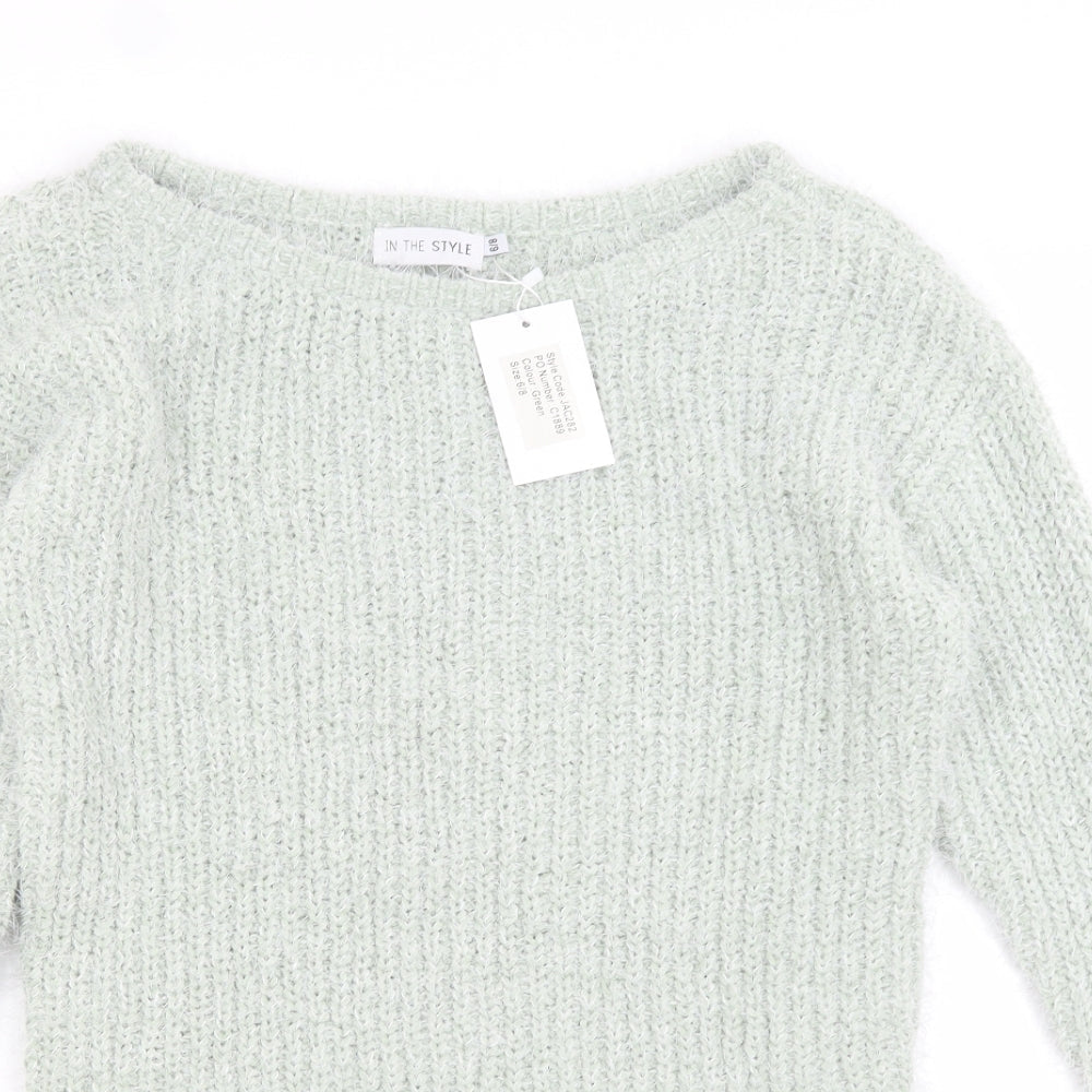 In the Style Womens Green   Jacket Dress  Size 6