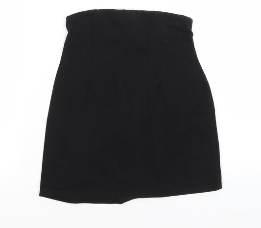 Womens UK Size 8 ASOS Black Basic T-Shirt
