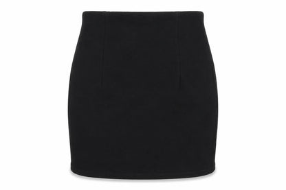 Womens UK Size 8 ASOS Black Basic T-Shirt
