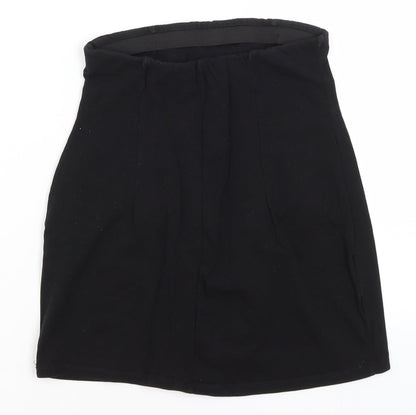 Womens UK Size 8 ASOS Black Basic T-Shirt
