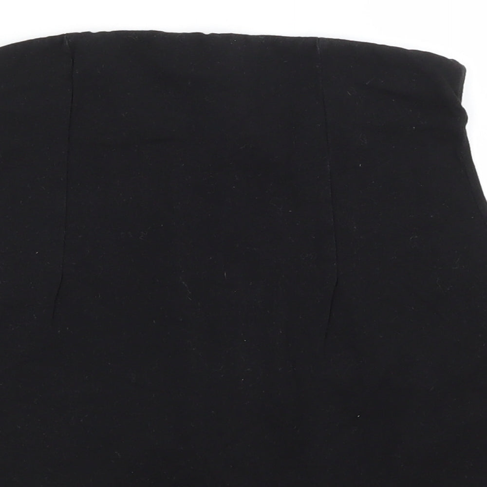 Womens UK Size 8 ASOS Black Basic T-Shirt