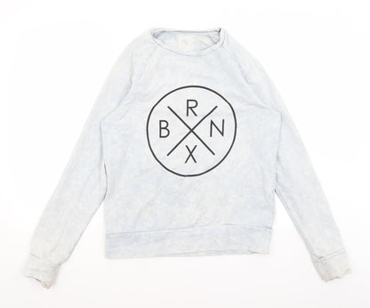 Cedar Wood State Mens Blue   Pullover Jumper Size M