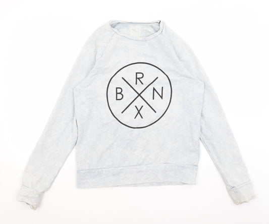 Cedar Wood State Mens Blue   Pullover Jumper Size M