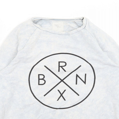 Cedar Wood State Mens Blue   Pullover Jumper Size M