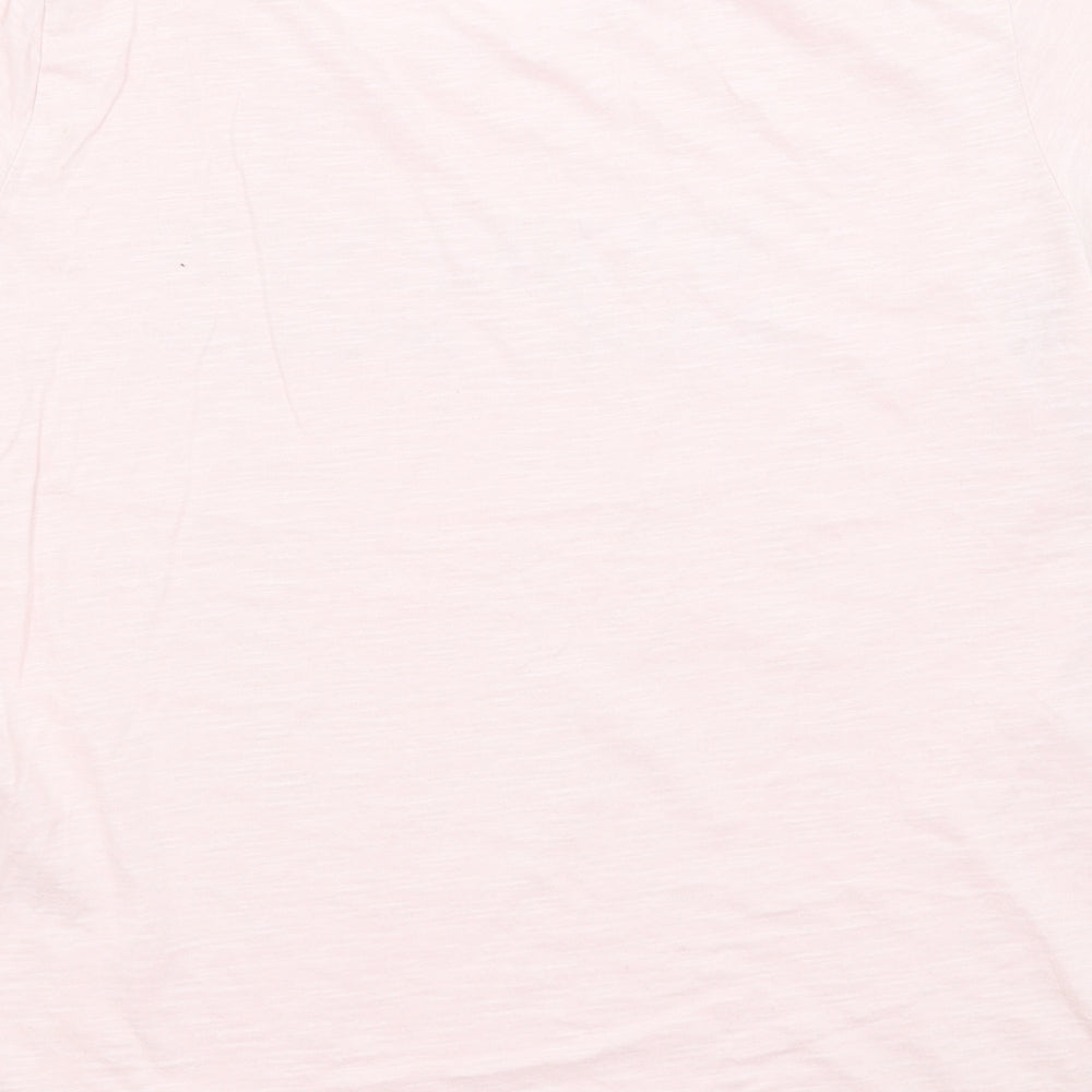 F&F Womens Pink   Basic T-Shirt Size 12  - Weekends & Wine