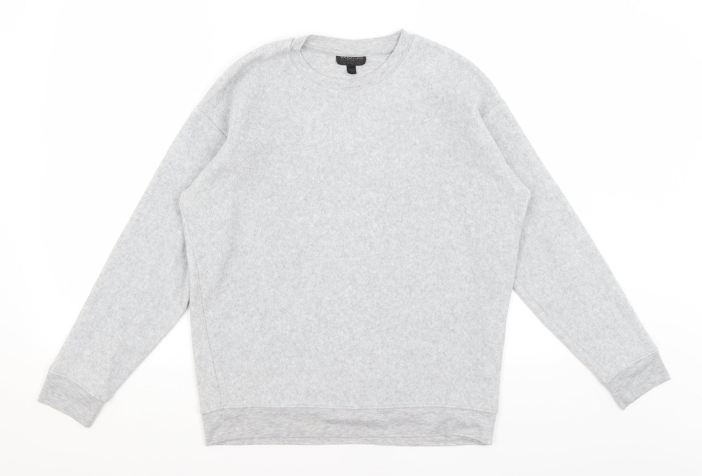 Womens UK Size 8 Topshop Grey Pullover Jumper