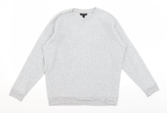 Womens UK Size 8 Topshop Grey Pullover Jumper