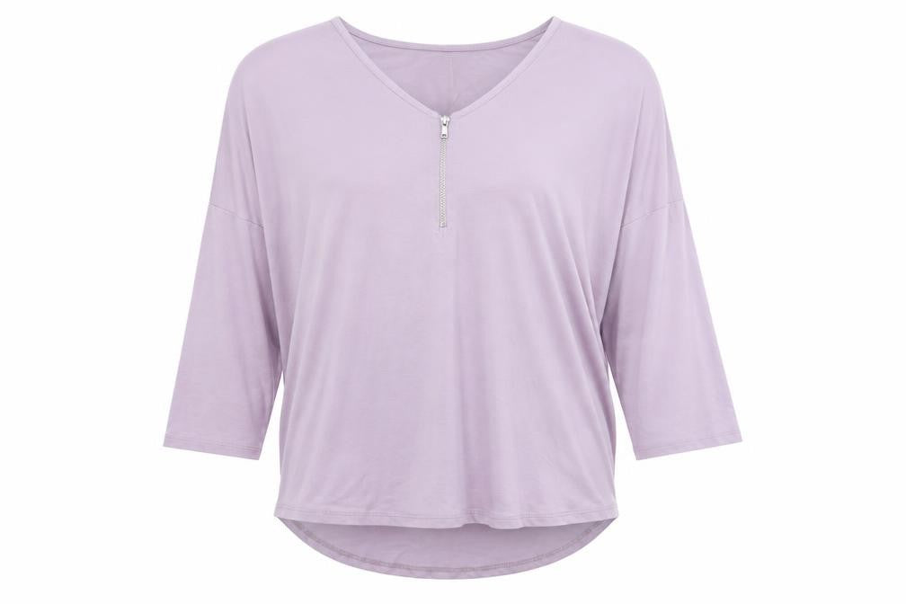 Womens UK Size 8 Select Purple Basic T-Shirt