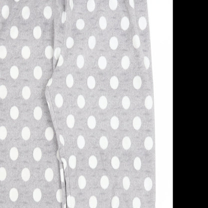 Shelley Womens Grey Polka Dot  Capri Pyjama Pants Size L