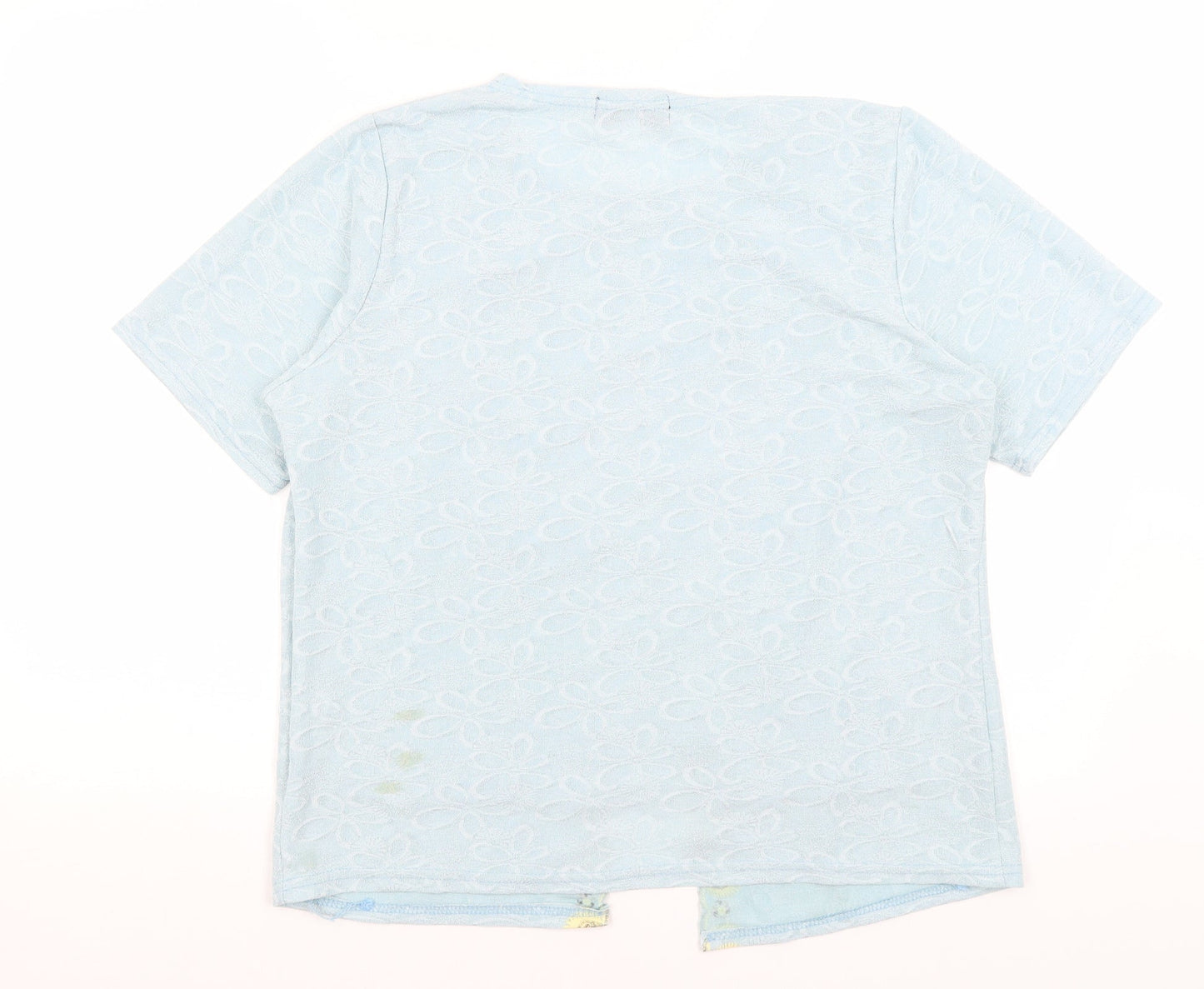 Li Bass Womens Blue   Basic T-Shirt Size M