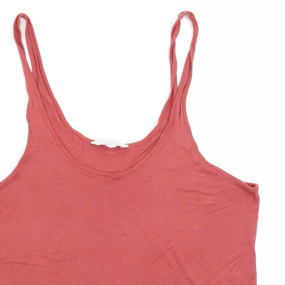Shop One Womens Red   Basic Tank Size L