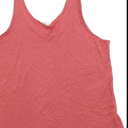 Shop One Womens Red   Basic Tank Size L