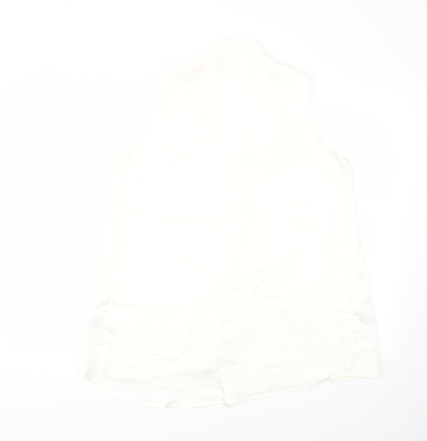 Womens UK Size 14 NEXT Ivory Basic Blouse