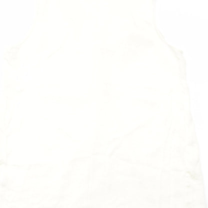 Womens UK Size 14 NEXT Ivory Basic Blouse
