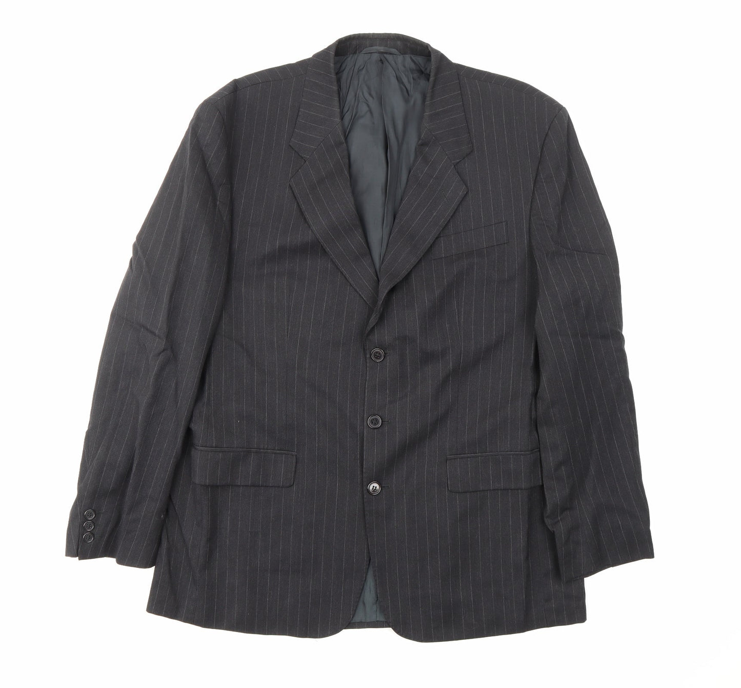 Mens UK Size 44 JAMES BARRY Regular Black Suit Jacket
