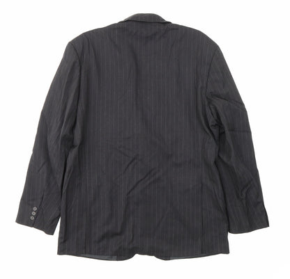 Mens UK Size 44 JAMES BARRY Regular Black Suit Jacket