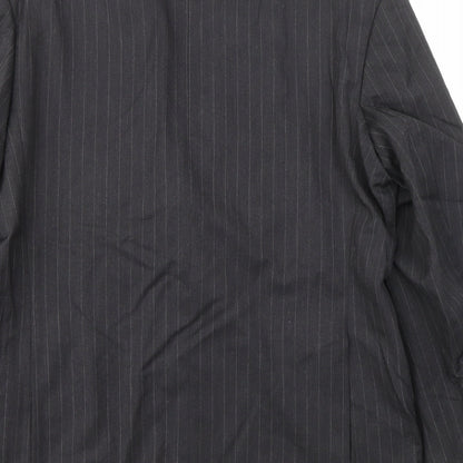 Mens UK Size 44 JAMES BARRY Regular Black Suit Jacket